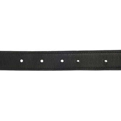 Hermes Swift Epsom 24mm Belt Strap 95 Black Etoupe 5 of 7