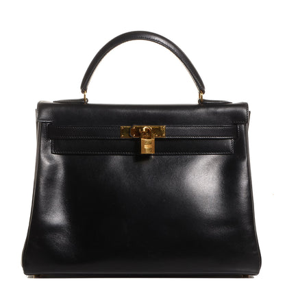 Hermes Box Kelly Retourne 32 Black 1 of 21