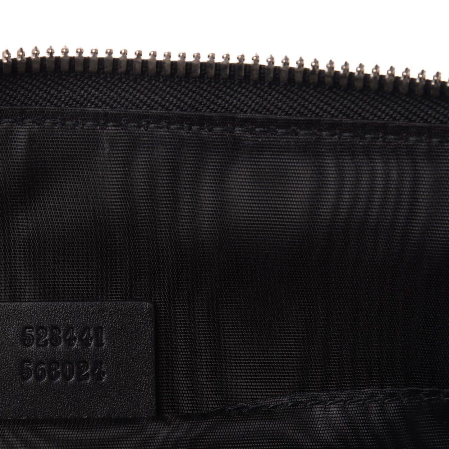 X SEGA Calfskin GUCCY Stars Zip Clutch Bag Black Gold