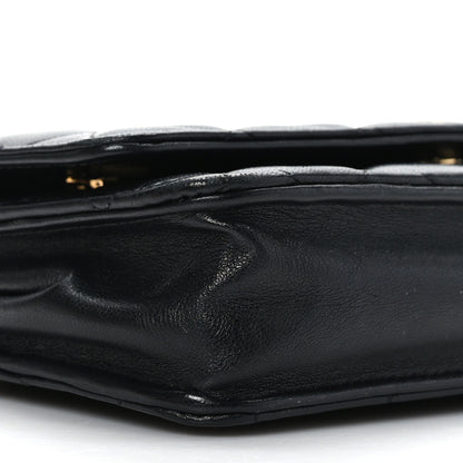 Chanel Lambskin Quilted Wallet On Chain WOC Black 8 of 9