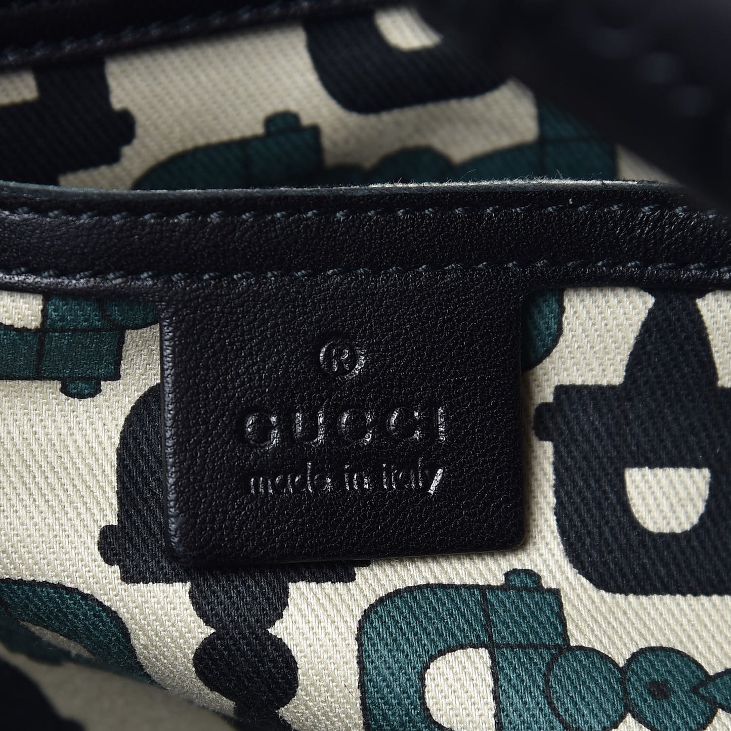 Guccissima Medium Joy Shoulder Bag Black