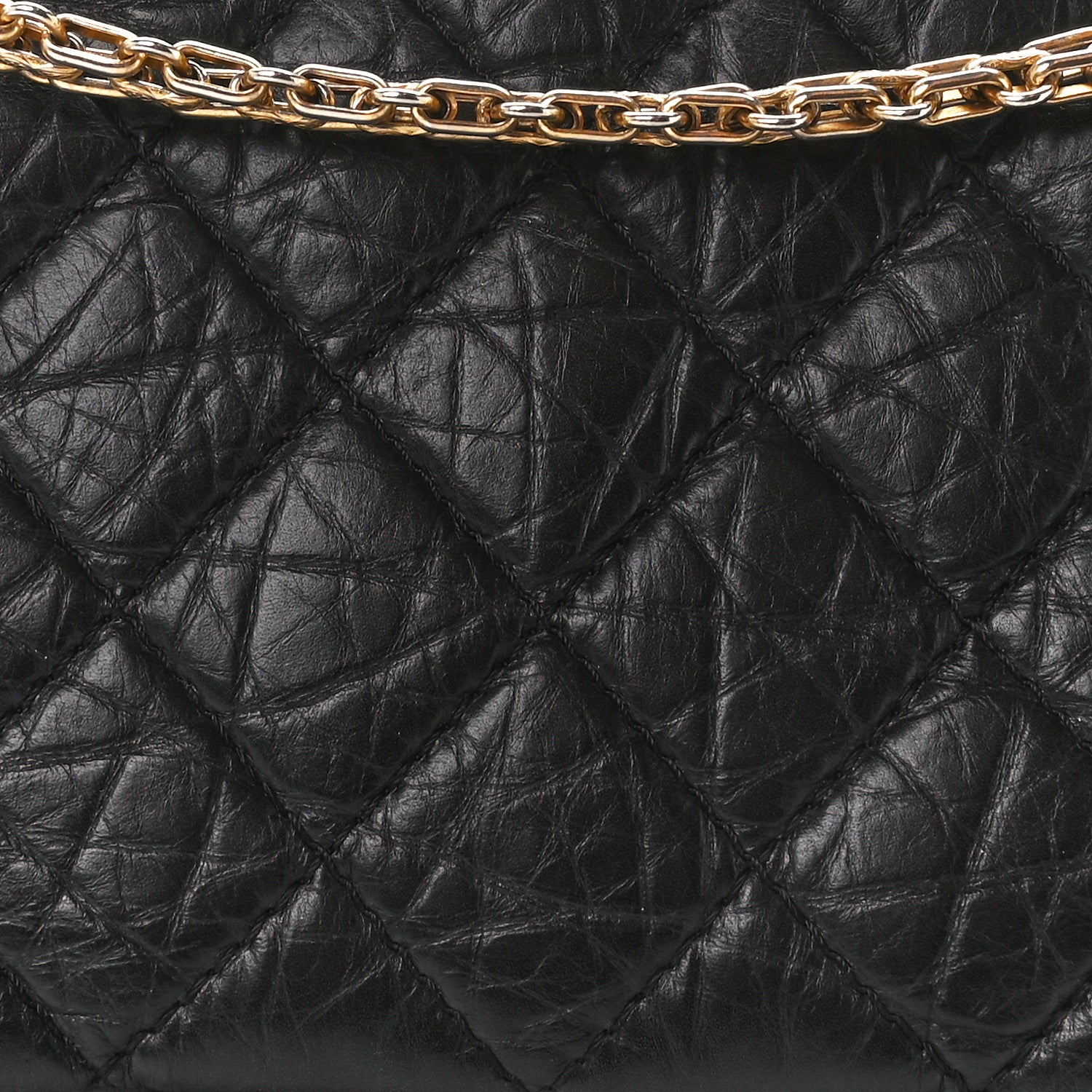 Chanel Aged Calfskin Quilted 2.55 Reissue 227 Flap Black 8 of 10