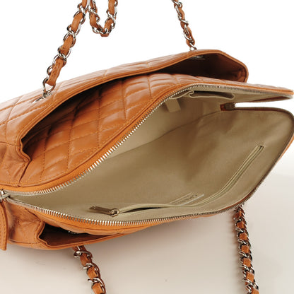 Chanel Calfskin Quilted In The Business Camera Case Dark Beige 5 of 7