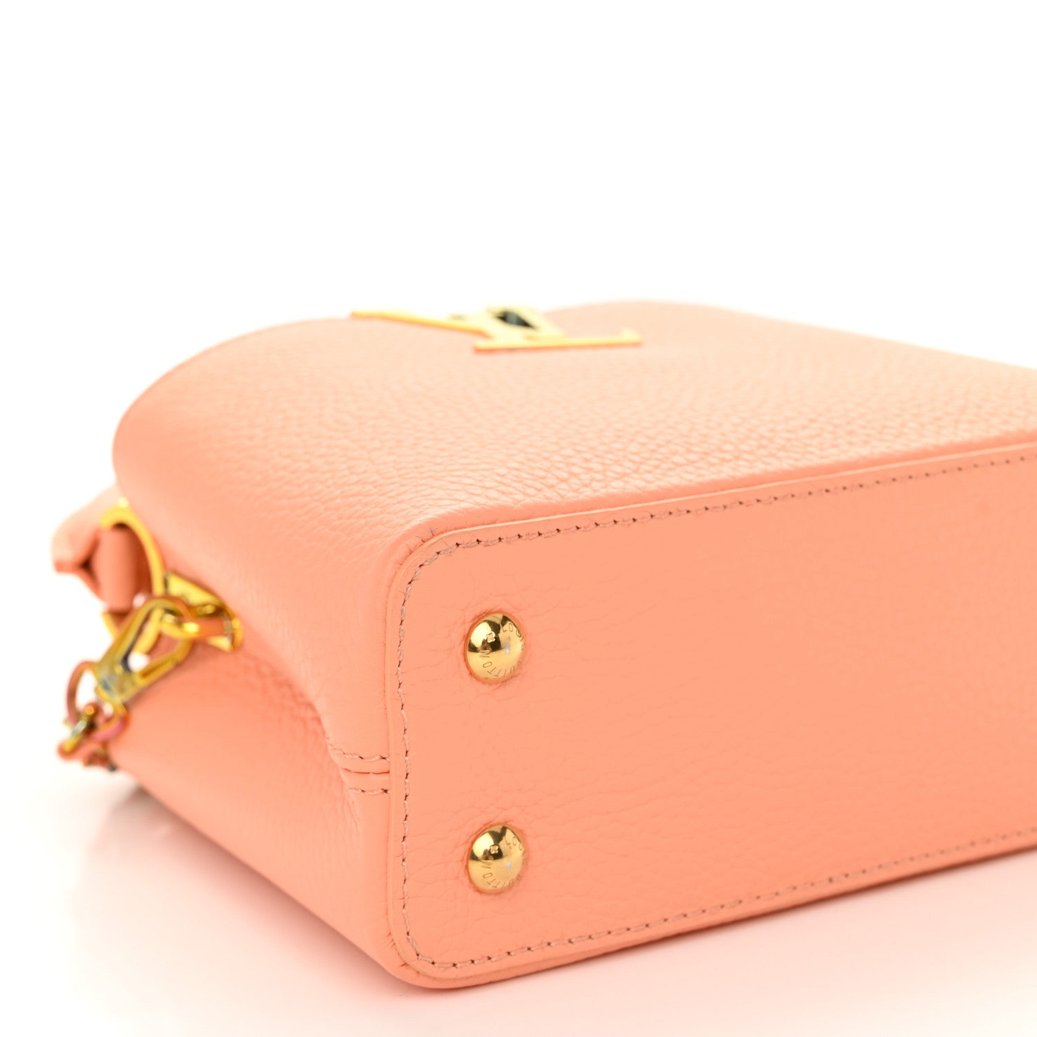 Louis Vuitton Taurillon Mini Capucines Abricot 8 of 11