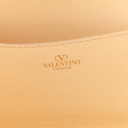 Valentino Garavani Grained Calfskin Vlogo Tote White 6 of 12