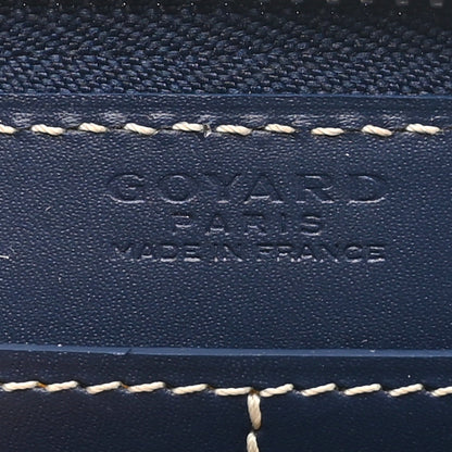 Goyard Goyardine Matignon Zip Around GM Wallet Blue 6 of 8