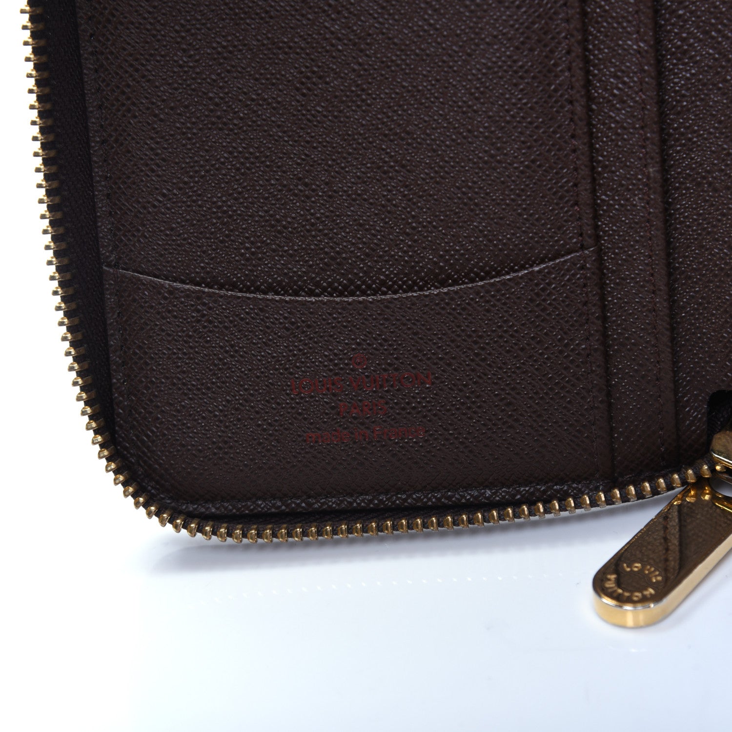 Louis Vuitton Damier Ebene Zippy Compact Wallet 8 of 10