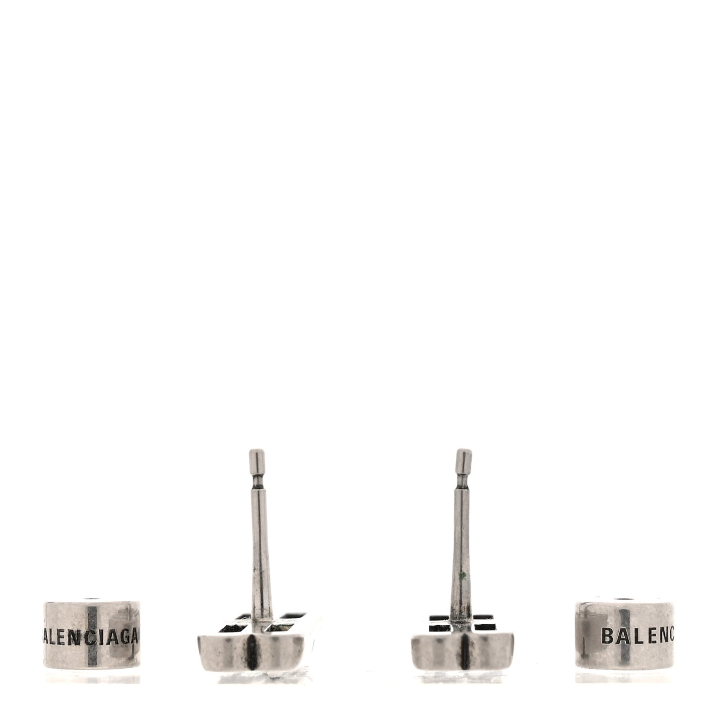 Metal BB Icon Earrings Silver
