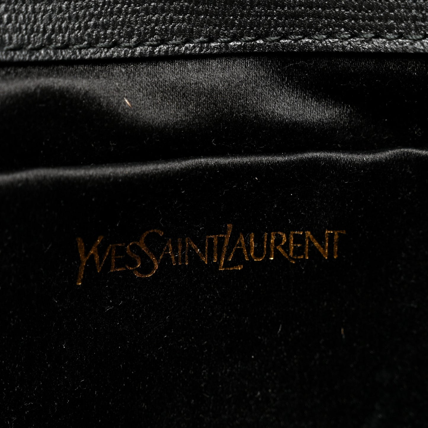 Textured Calfskin Classic Y Ligne Clutch Black