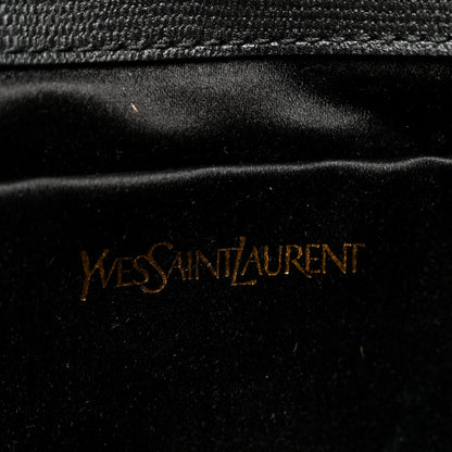 Saint Laurent Textured Calfskin Classic Y Ligne Clutch Black 6 of 10