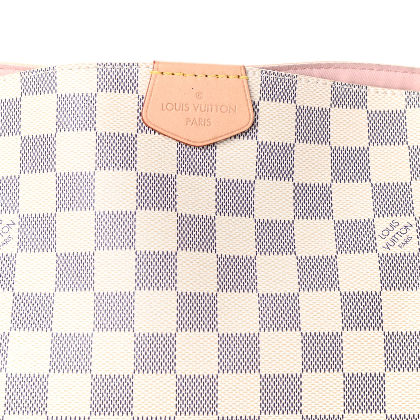 Damier Azur Graceful PM Rose Ballerine