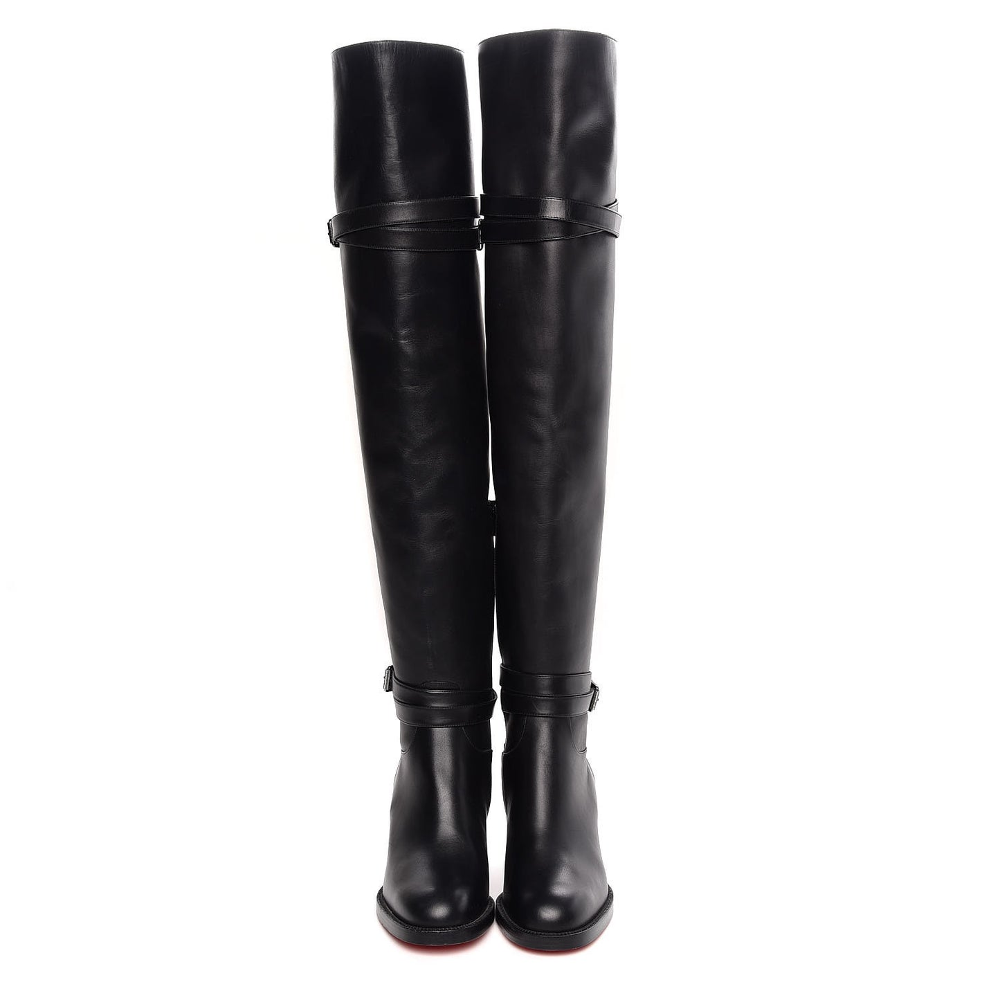 Calfskin Karialta 70 Over The Knee Boots 36 Black