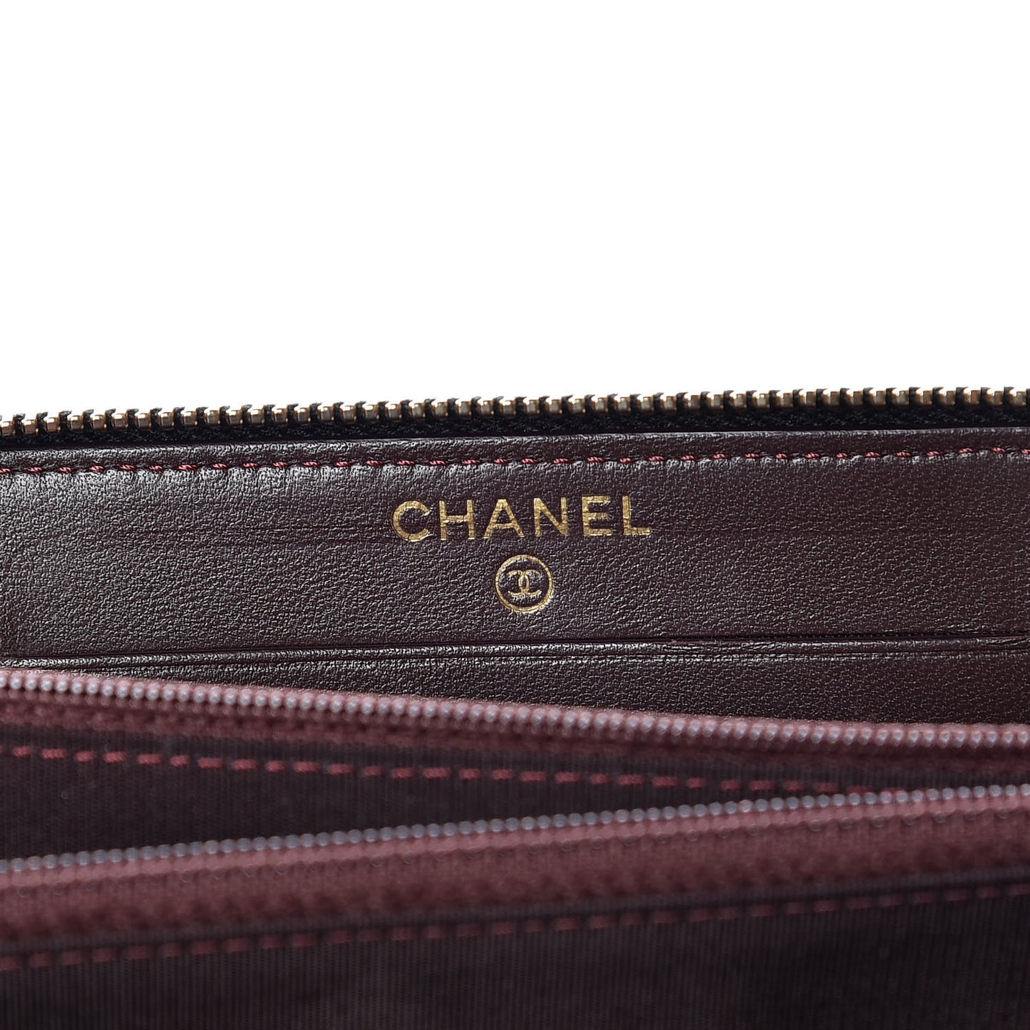 Lambskin Quilted Small Trendy CC Zip Around Wallet Black