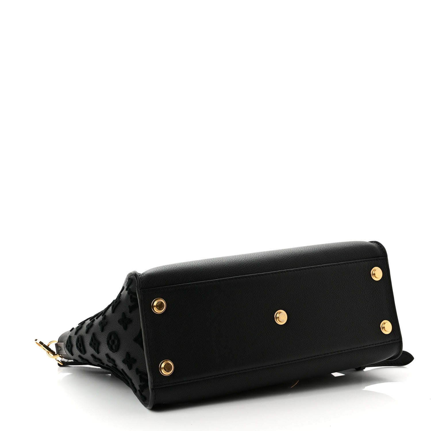 Louis Vuitton Calfskin Monogram Tufting On My Side Black 4 of 9