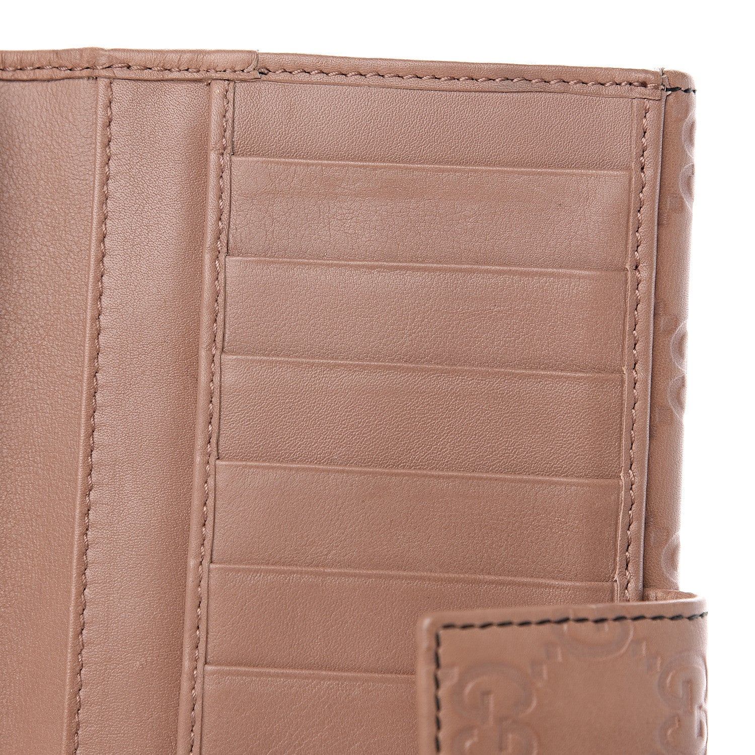 Gucci Guccissima Emily Continental Wallet Camelia 11 of 11