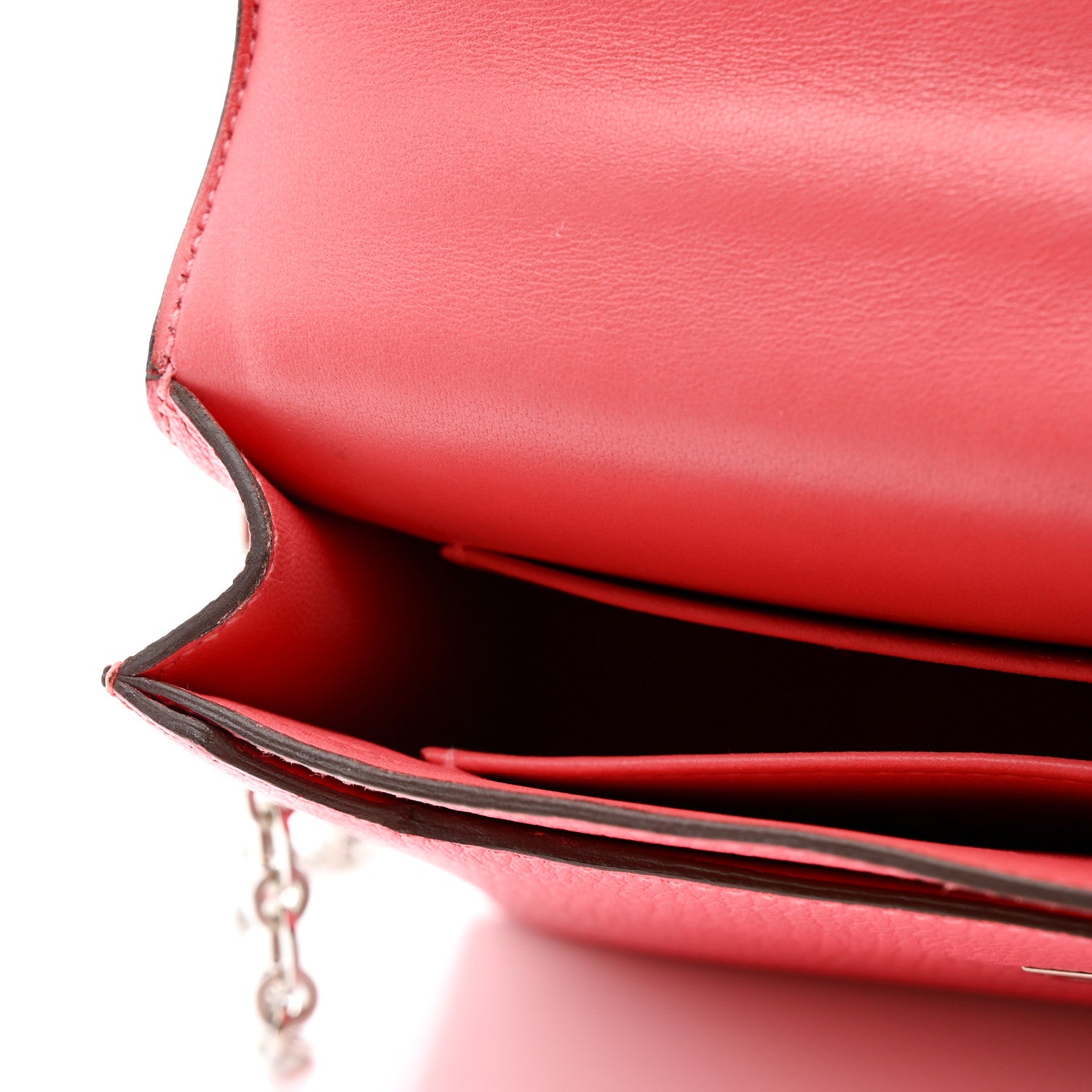 Hermes Chevre Mysore Mini Verrou Chaine Bag Rose Azalee 1777009