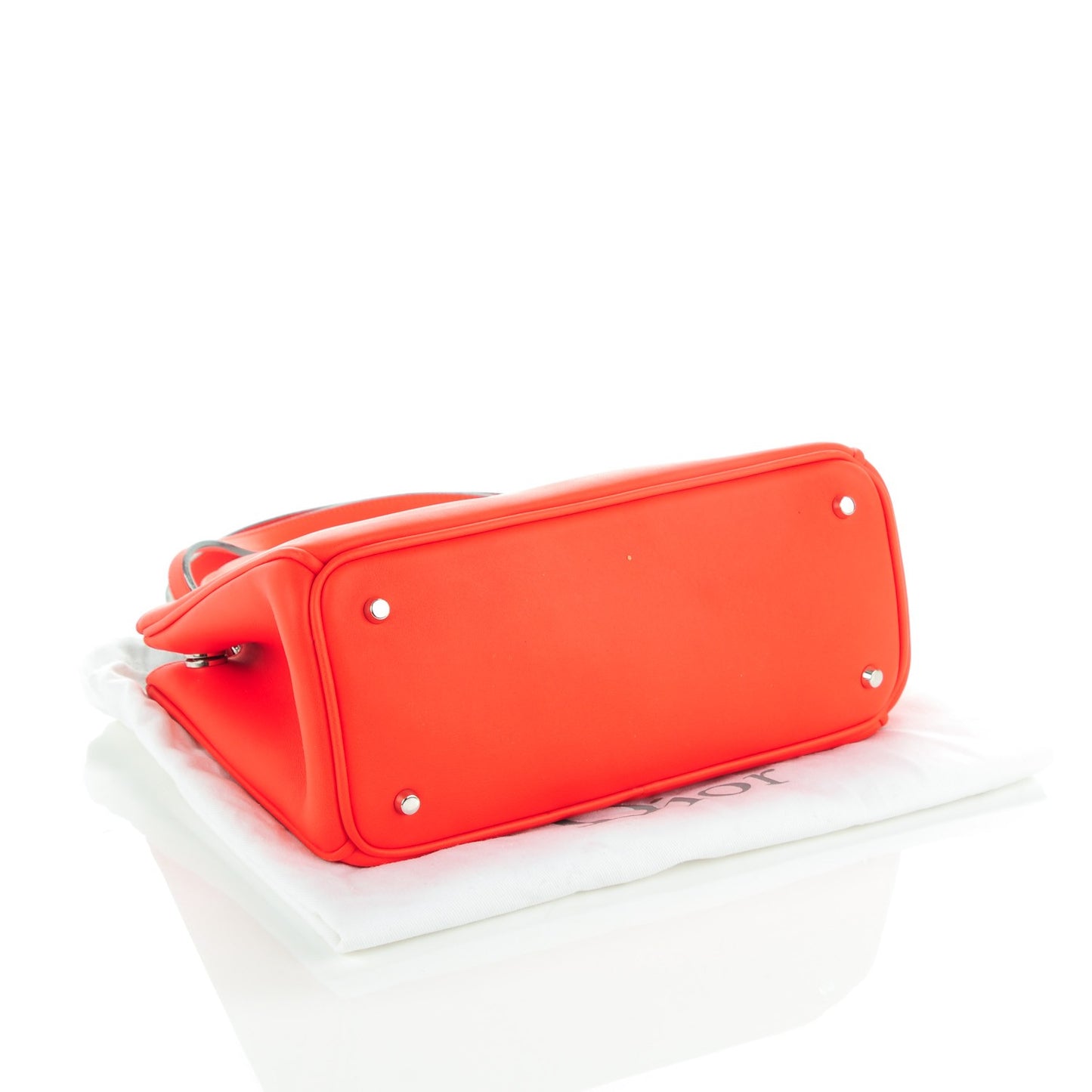 Calfskin Mini Diorissimo Tote Orange