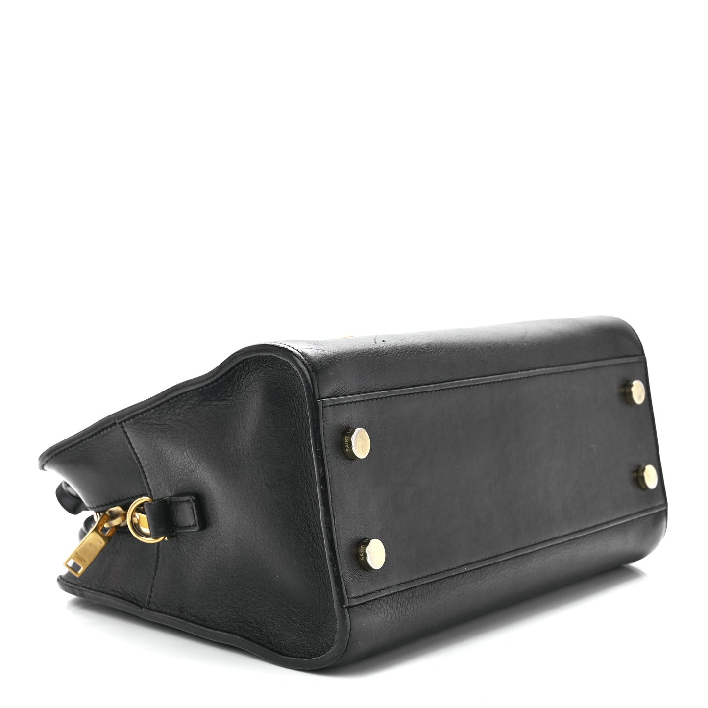 Calfskin Monogram Baby Cabas Black