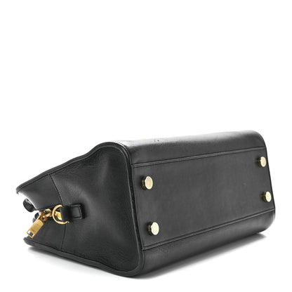 Saint Laurent Calfskin Monogram Baby Cabas Black 3 of 12
