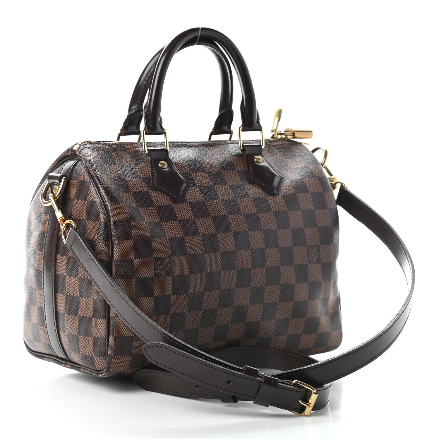 Louis Vuitton Damier Ebene Speedy Bandouliere 25 3 of 9
