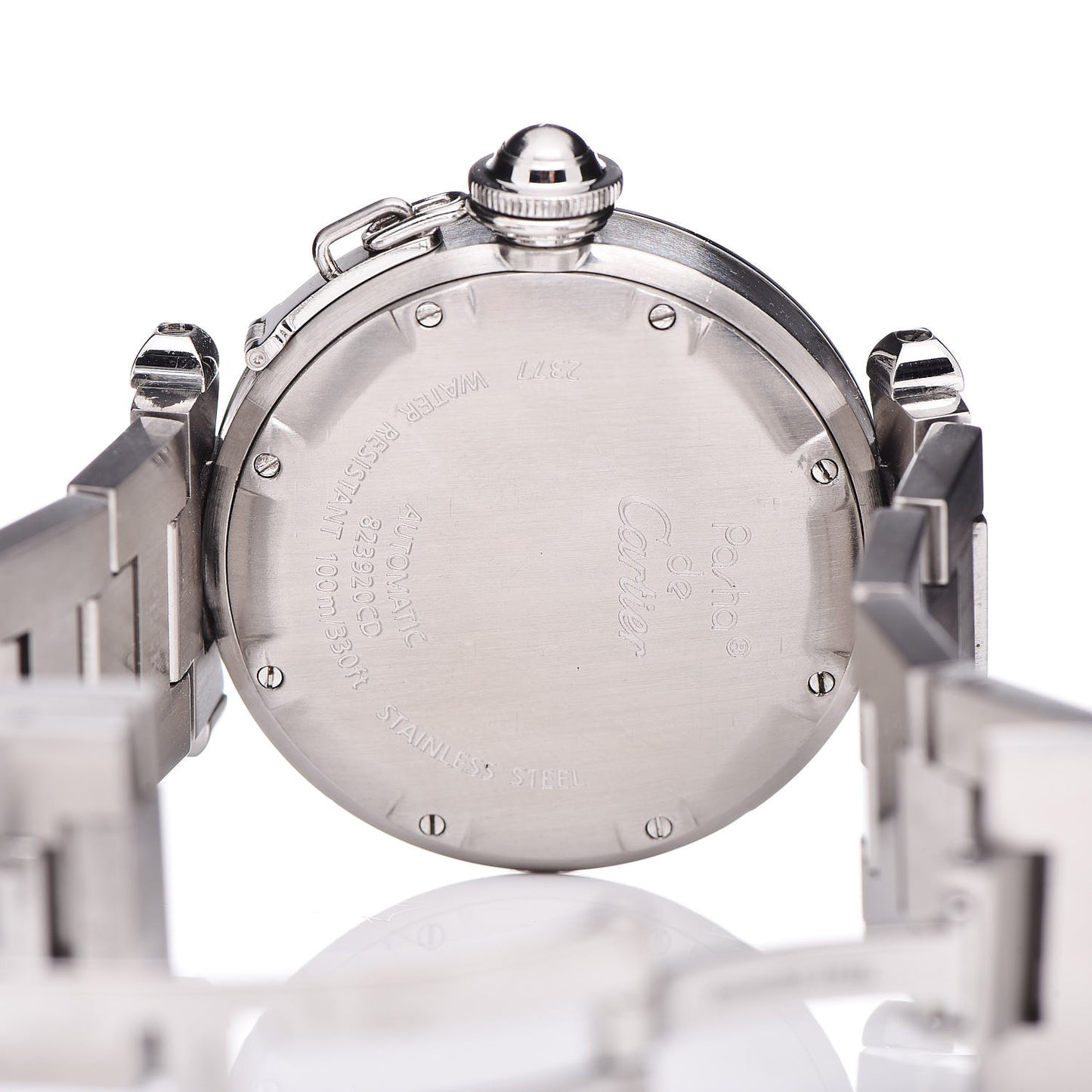 Stainless Steel 35mm Pasha GMT Automatic Watch