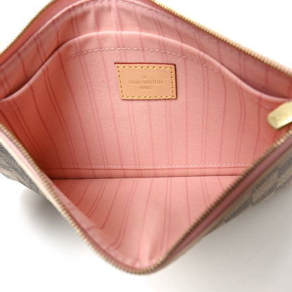 Louis Vuitton Damier Azur Neverfull MM GM Pochette  Rose Ballerine 5 of 6