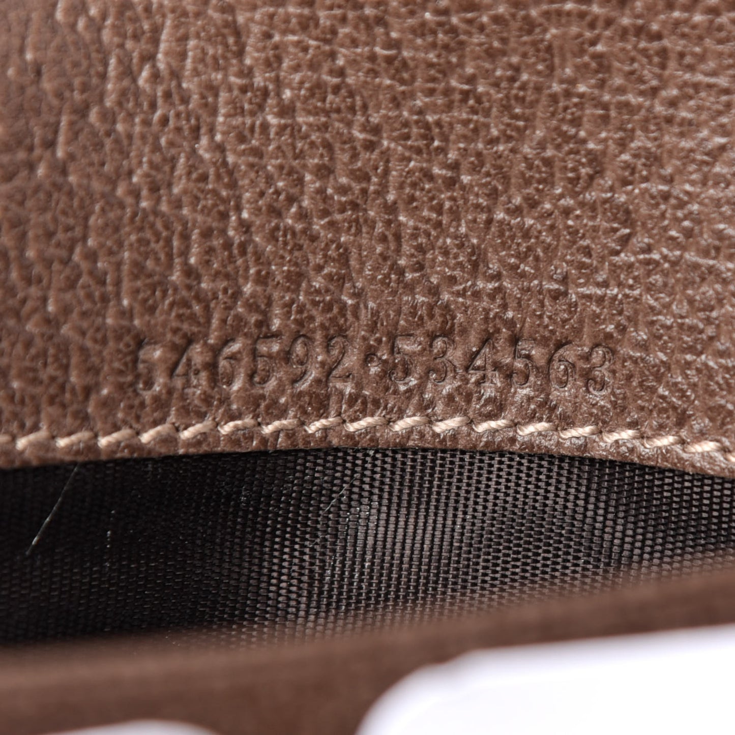 GG Supreme Monogram Web Ophidia Wallet On Chain Brown