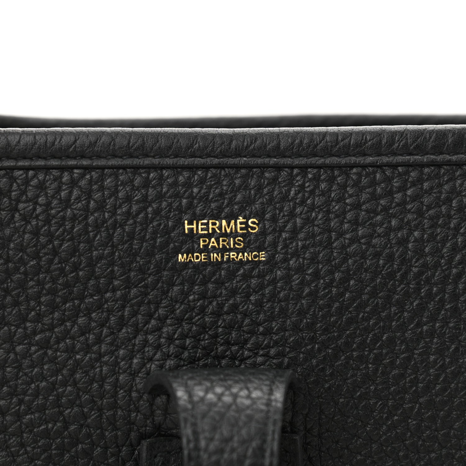 Hermes Taurillon Clemence Evelyne III PM Black 6 of 10