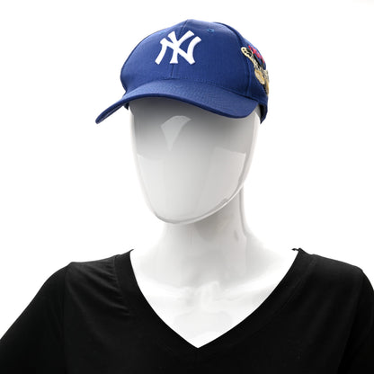 Gucci X MLB Cotton NY Yankees Baseball Hat 57-61 Blue 2 of 10