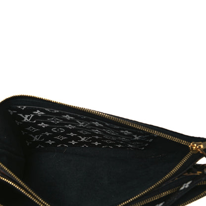 Louis Vuitton Monogram Giant Jungle Pochette Double Zip Black 6 of 11