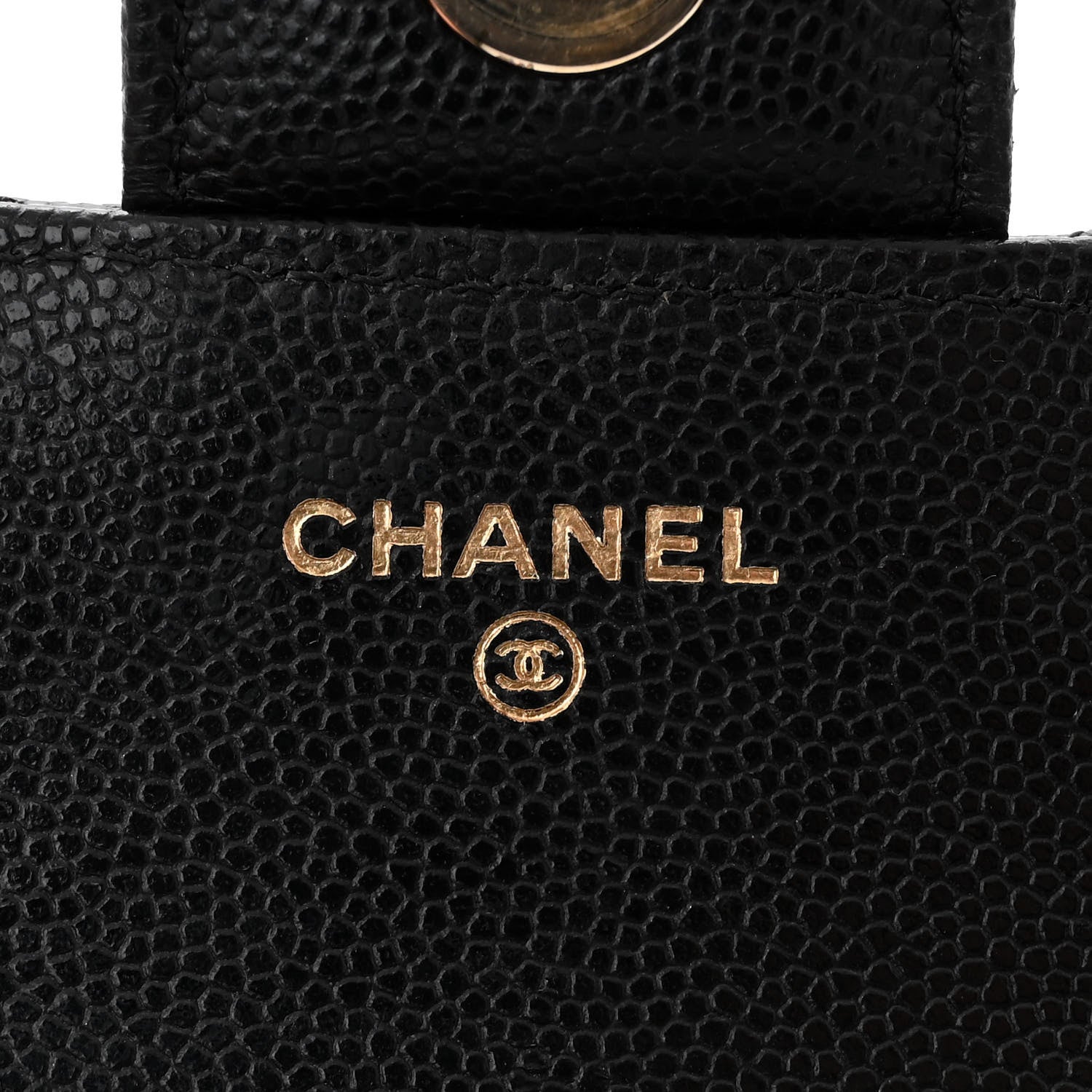 Chanel Caviar Quilted Glasses Case With Chain Black 6 of 12