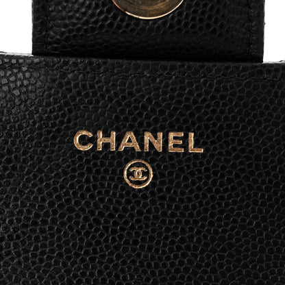 Chanel Caviar Quilted Glasses Case With Chain Black 6 of 12