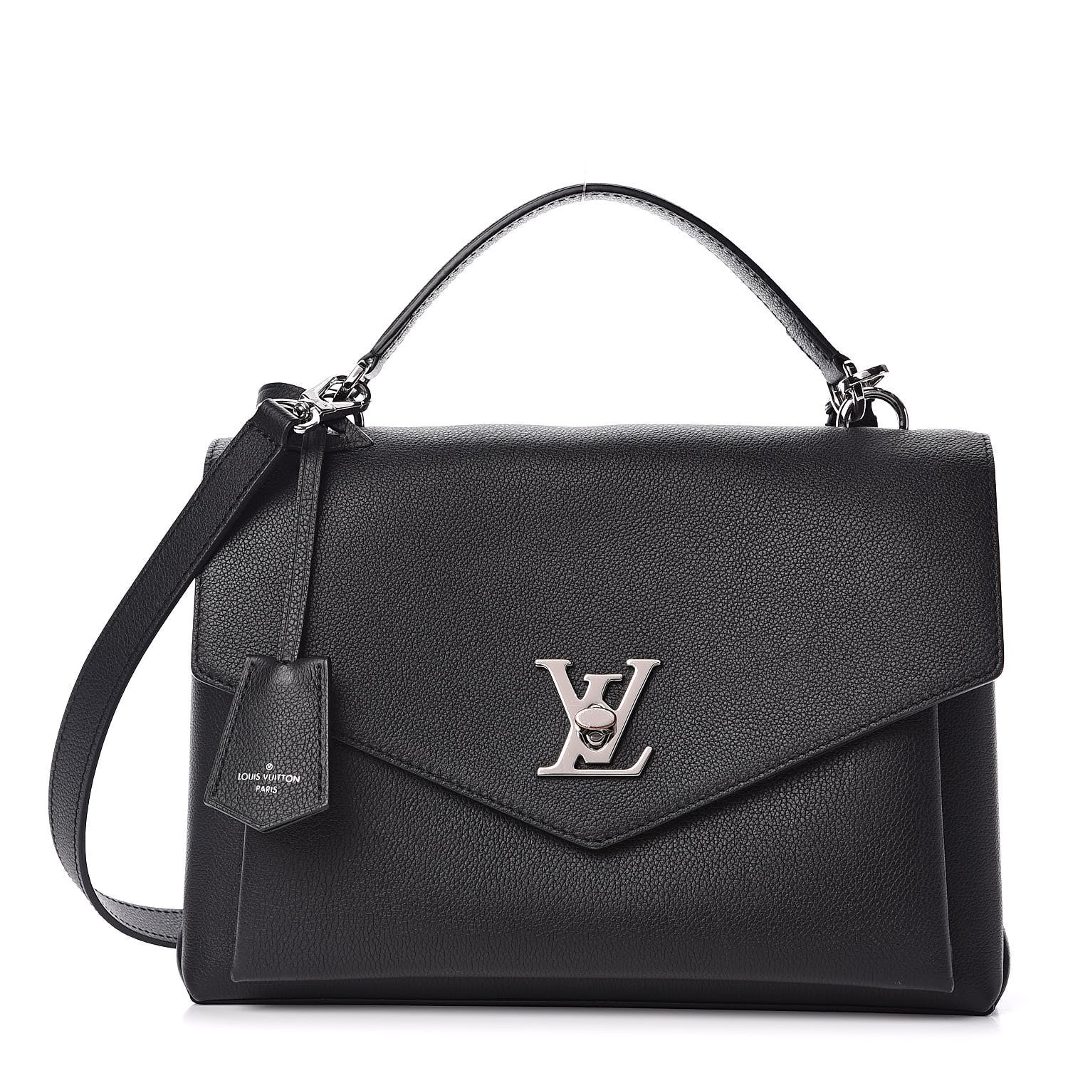 Louis Vuitton Soft Calfskin My Lockme Top Handle Black 1 of 11