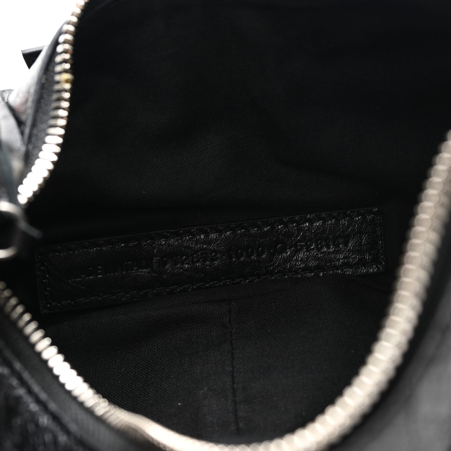Agneau Arena Le Cagole Chain Shoulder Bag XS Black
