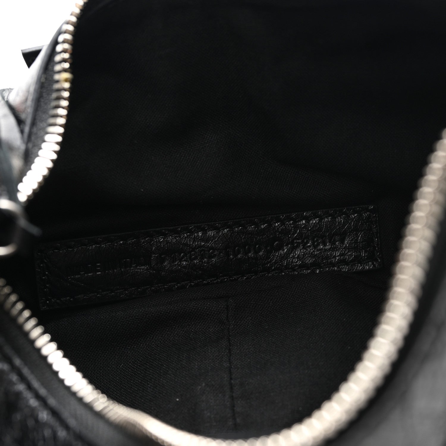 Balenciaga Agneau Arena Le Cagole Chain Shoulder Bag XS Black 8 of 11