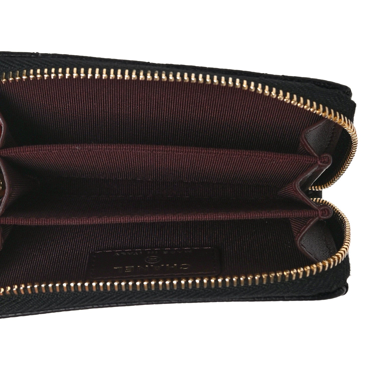 Chanel Caviar Quilted Classic Zipped Coin Purse Black 5 of 12
