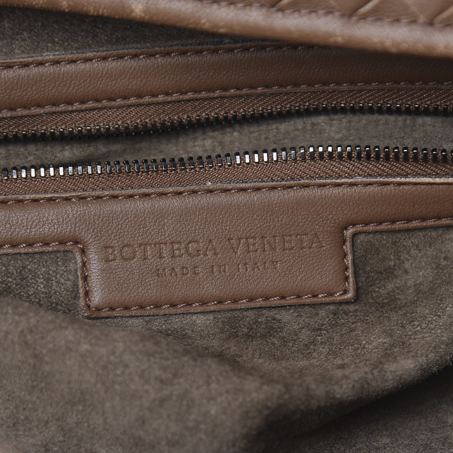 Nappa Intrecciato Montaigne Bag Noce