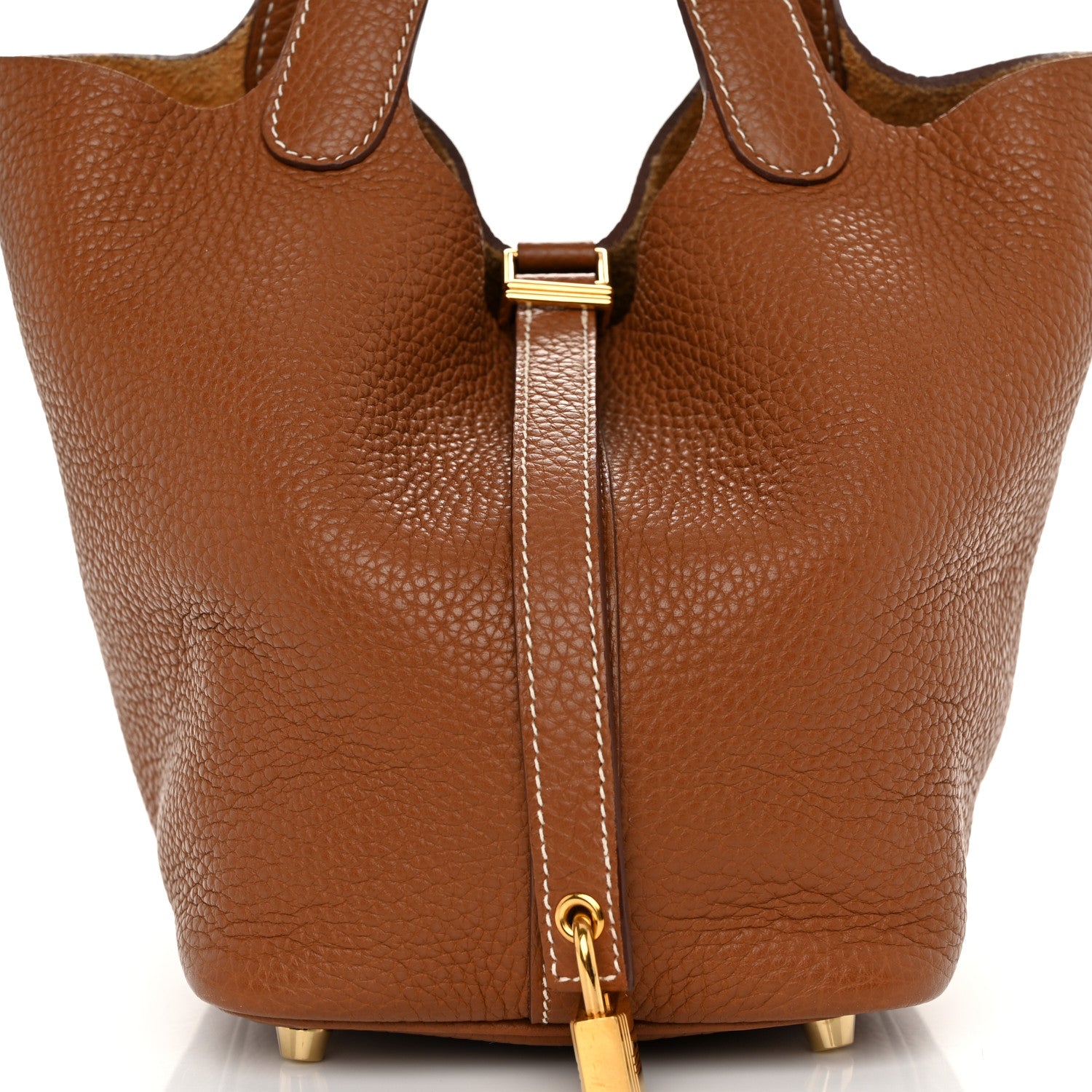 Hermes Taurillon Maurice Picotin Lock 18 PM Gold 8 of 10