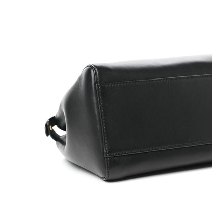 Fendi Nappa Stacked Bar Mini Peekaboo Iconic Satchel Black 7 of 8