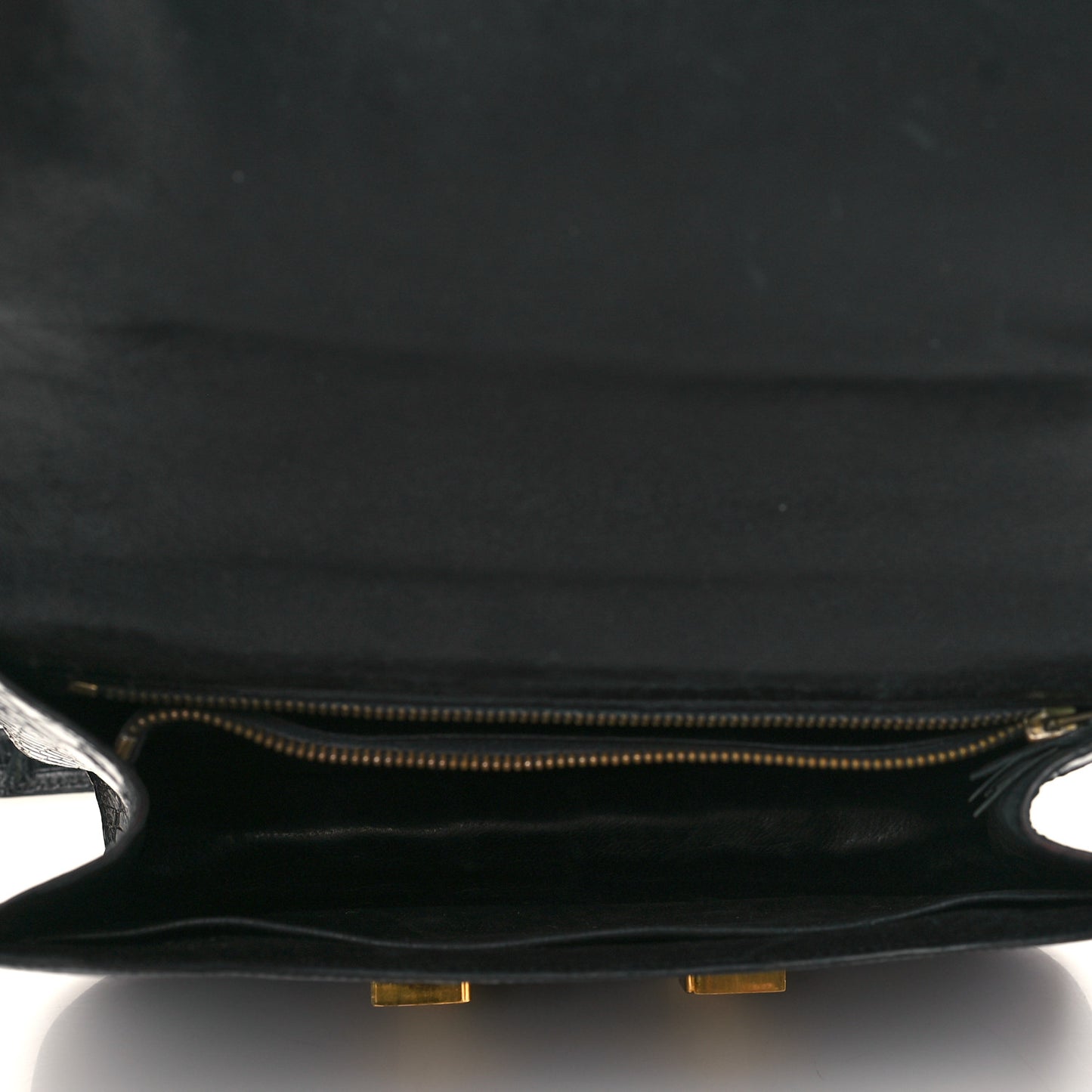 Shiny Alligator Constance 24 Black