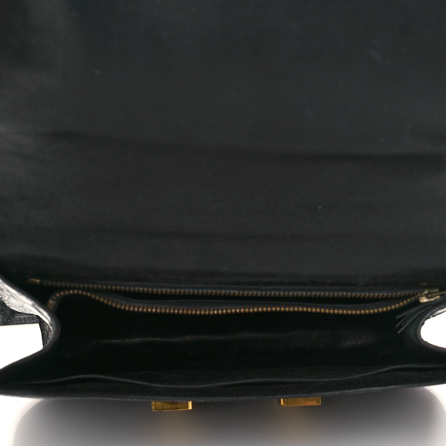 Hermes Shiny Alligator Constance 24 Black 5 of 10