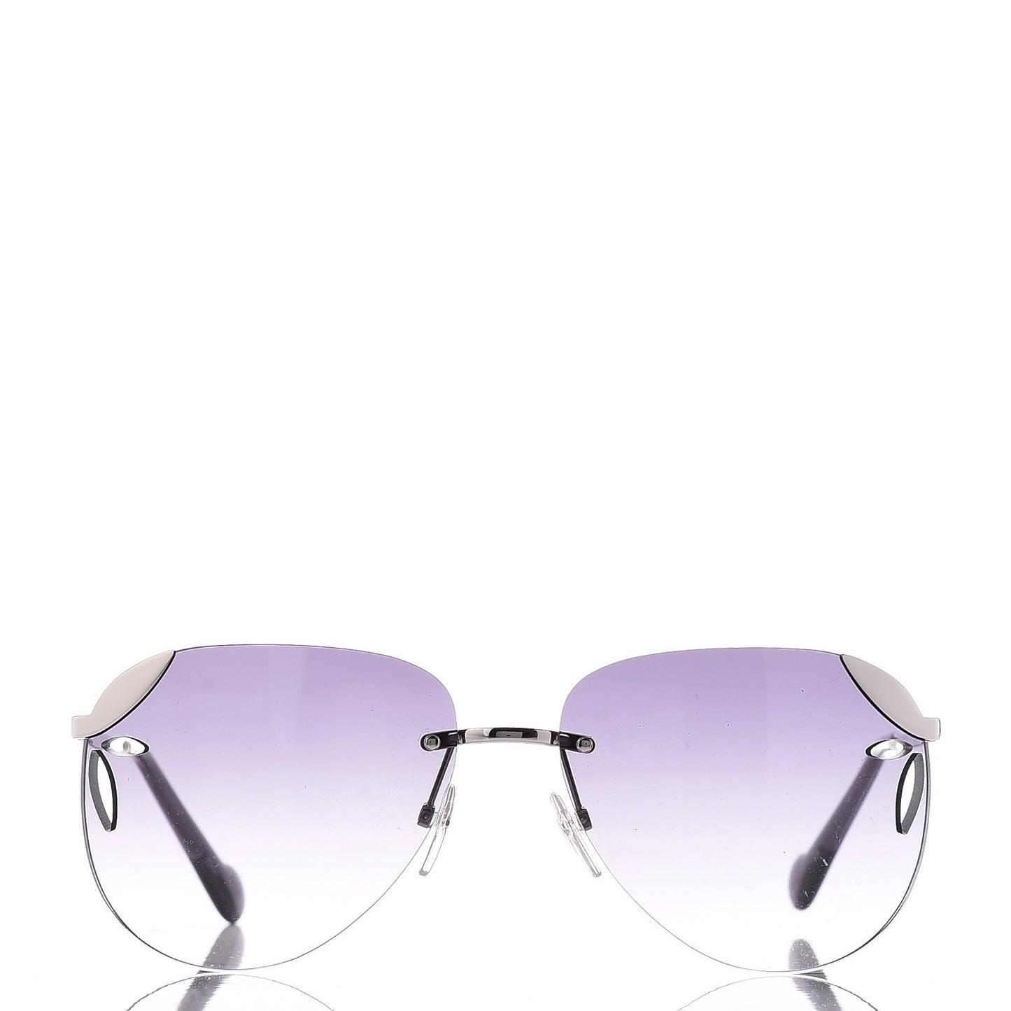 Lila Pilot Aviator Sunglasses Z0762U Silver