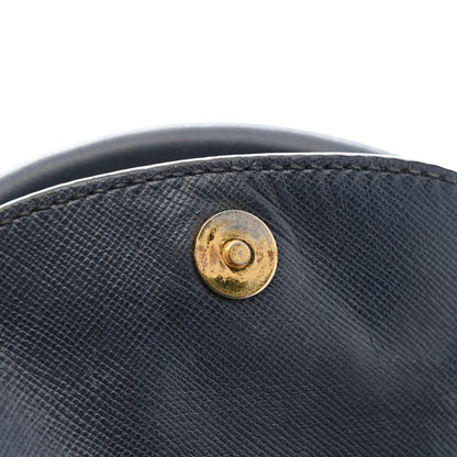 Prada Tessuto Nylon Saffiano Shopping Tote Navy 17 of 17