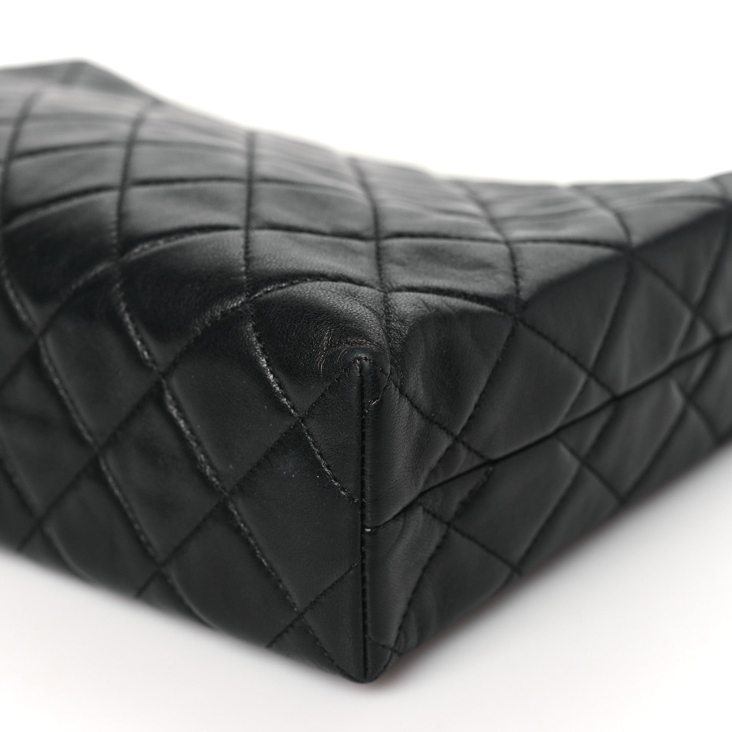 Chanel Lambskin Quilted Cosmetic Case Black 10 of 10