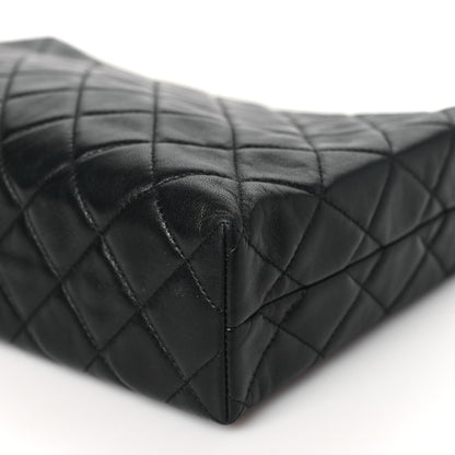 Chanel Lambskin Quilted Cosmetic Case Black 10 of 10