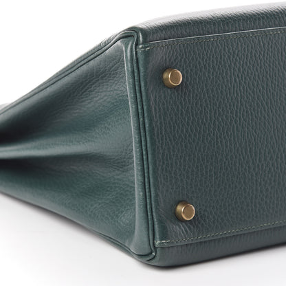 Hermes Ardennes Kelly Retoune 35 Vert Fonce 9 of 10