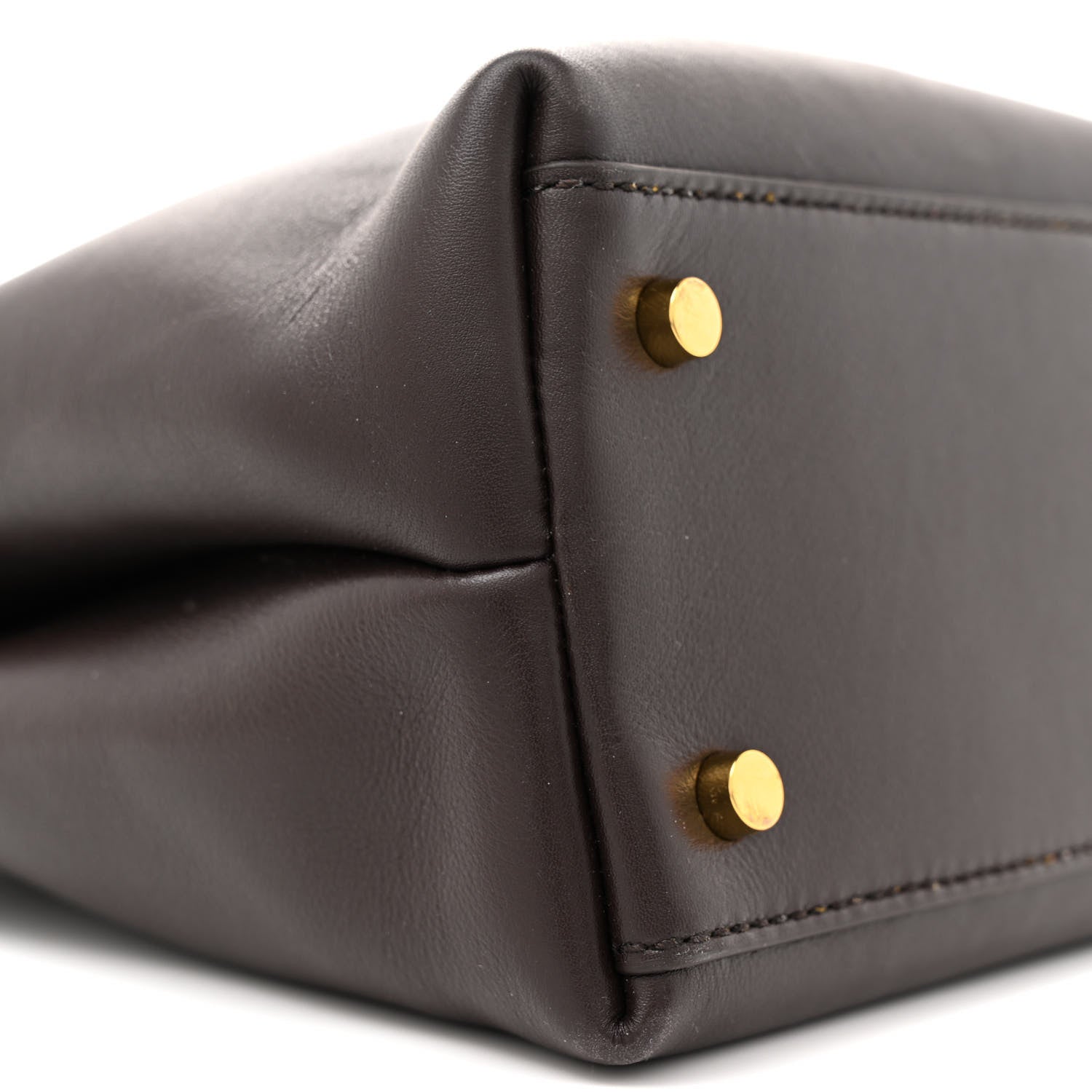 Bottega Veneta Silky Calfskin Medium Andiamo Shoulder Bag Fondant 8 of 9