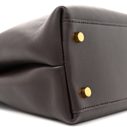 Bottega Veneta Silky Calfskin Medium Andiamo Shoulder Bag Fondant 8 of 9