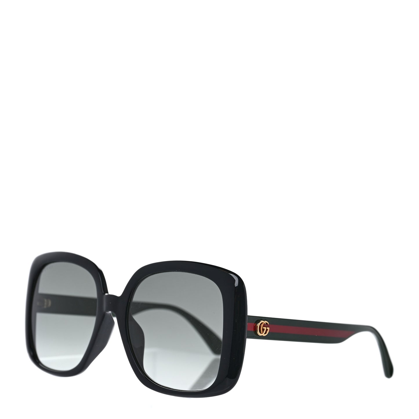 Acetate Square GG Web Sunglasses GG0714S Black