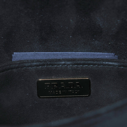 Prada Velvet Cahier Belt Bag Black 7 of 7